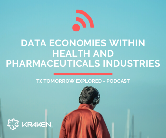 Banner podcast promotion: Data economies within Health and Pharmaceuticals industries